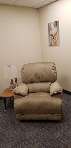 interior view of the relaxation room