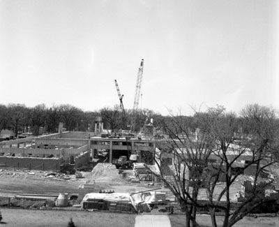 Administrative Services construction, April 1974