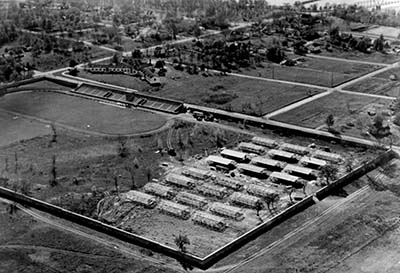 Branaird Hall, Selke Field, and Veterans Housing, 1946