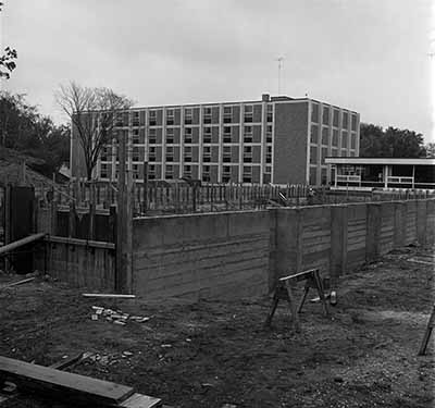 Case Hall construction (1963)
