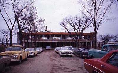 Centennial Hall construction, 1969