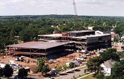 Miller Center construction, 1999?