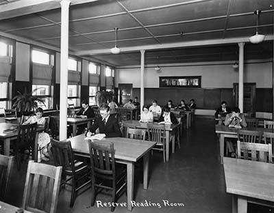 Old Model School Reserve Reading Room, 1930s
