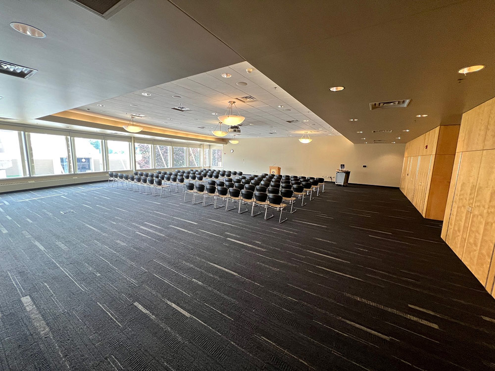 an interior view of the Cascade Room in Atwood Memorial Center