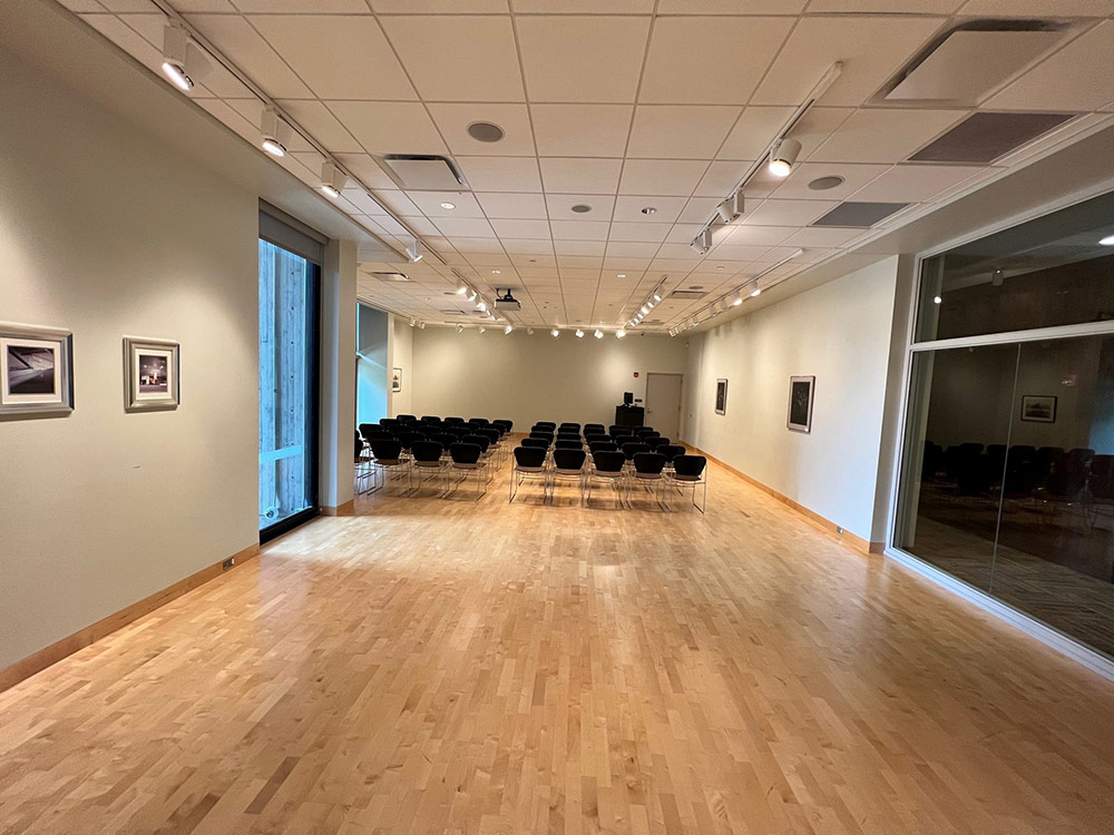 an interior view of the Gallery Room in Atwood Memorial Center