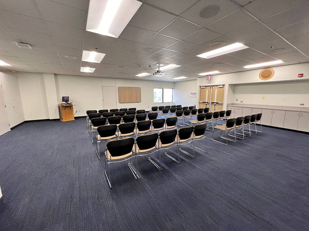 an interior view of the Glacier North Room in Atwood Memorial Center