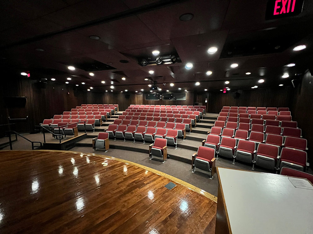 an interior view of the Atwood Theatre