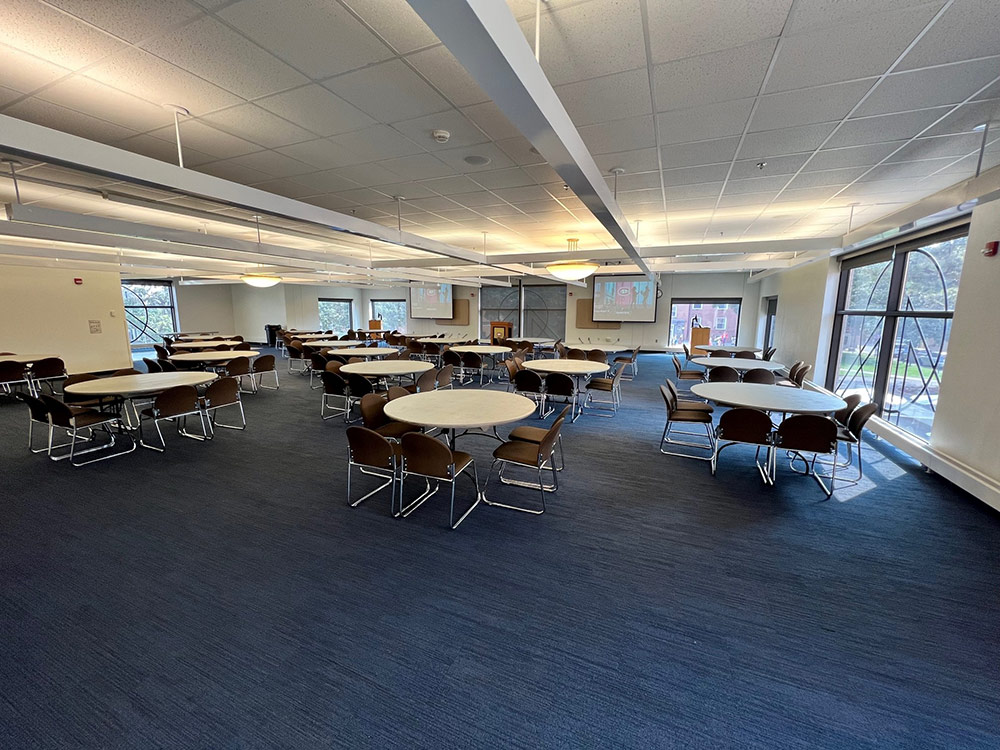 an interior view of the Voyageurs Room in Atwood Memorial Center