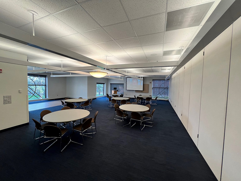 an interior view of the Voyageurs North Room in Atwood Memorial Center