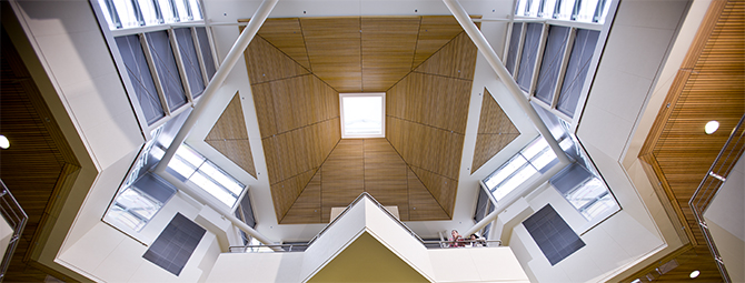 Miller Center atrium
