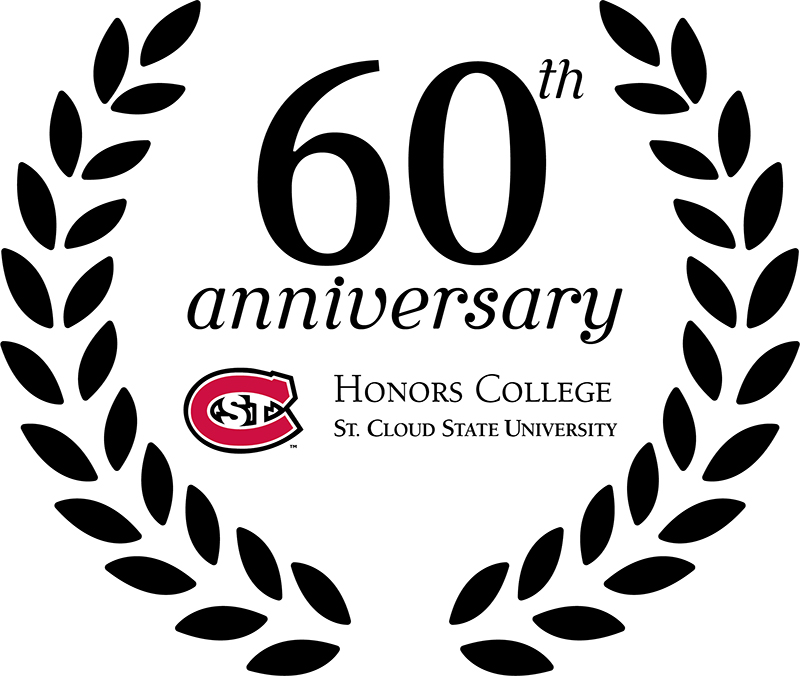 SCSU Honors College 60th anniversary logo