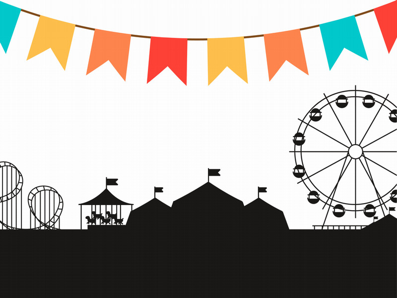 Fair illustration with fair flags