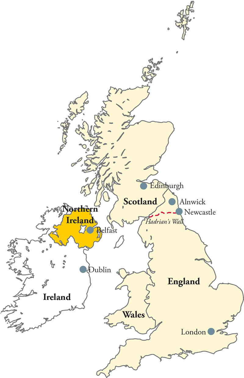 Map of the United Kingdom