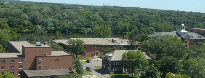 overview of Kiehle on the Mississippi River