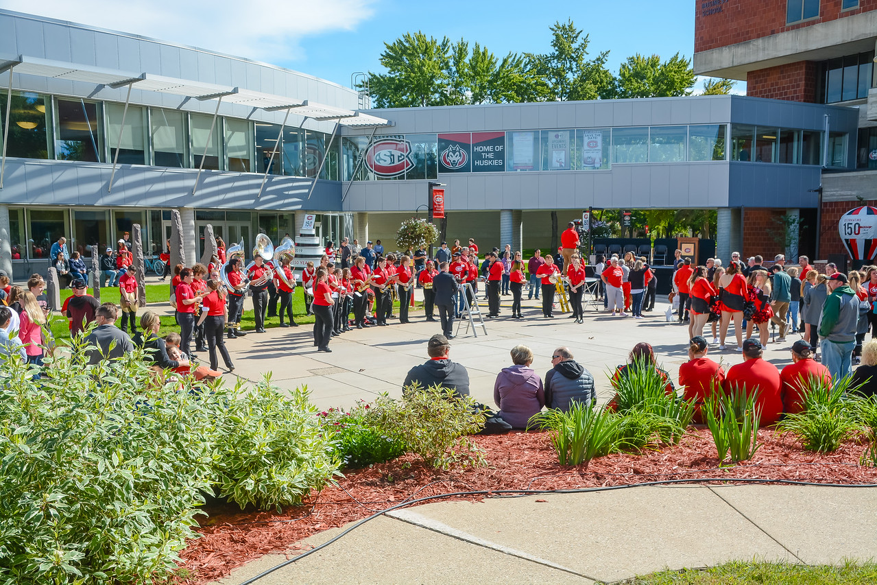 exterior of Atwood in the summer