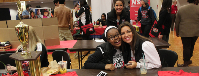 students at table for Mainstreet