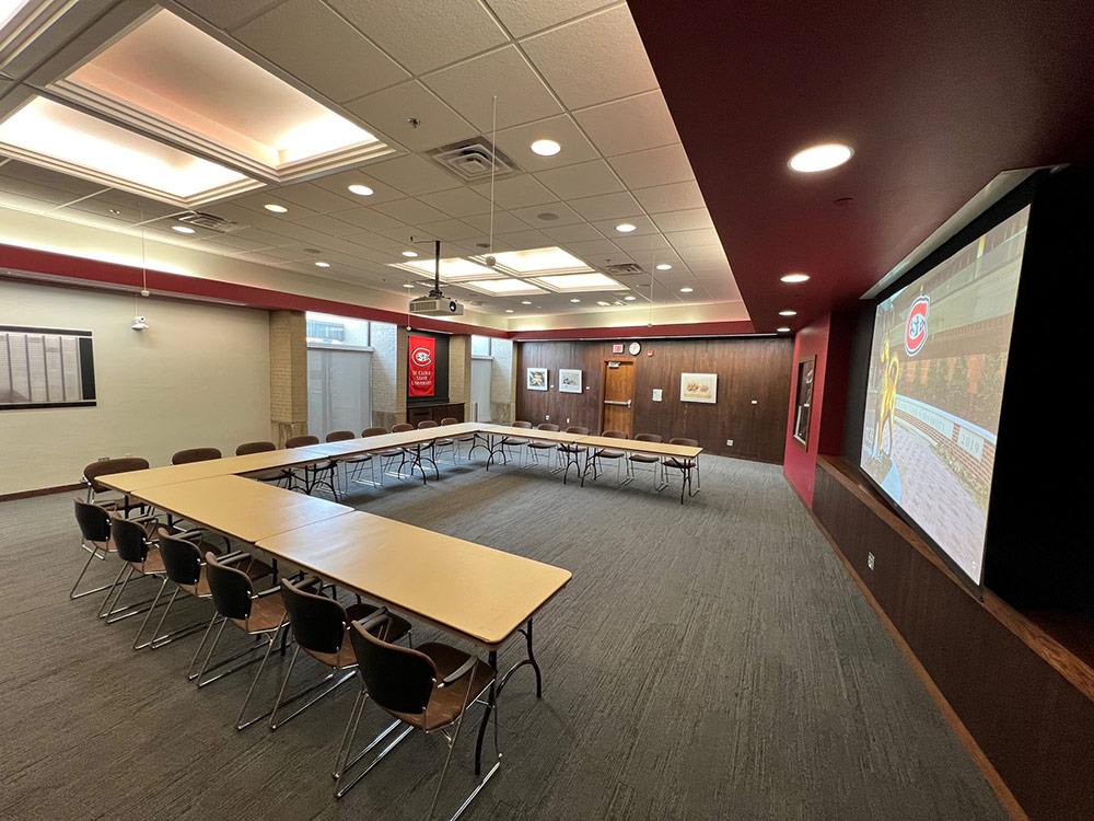 an interior view of the Alumni Room in Atwood Memorial Center