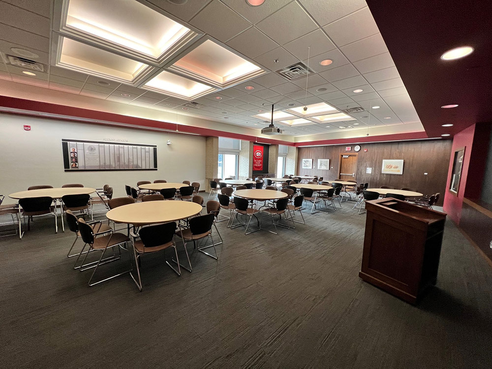 an interior view of the Alumni Room in Atwood Memorial Center