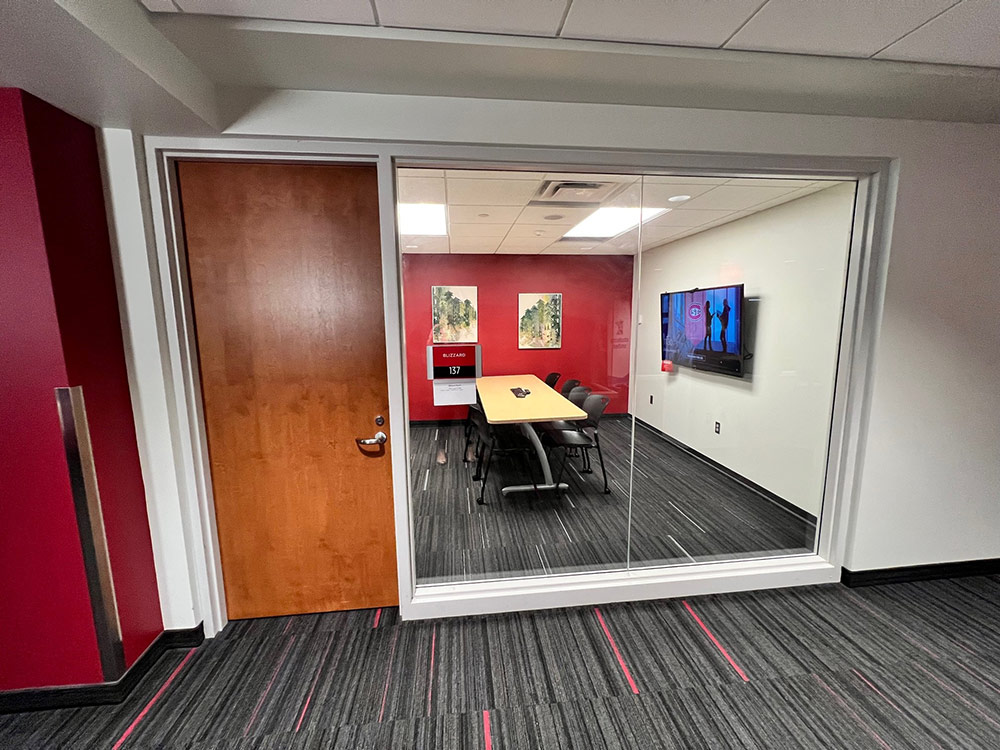 an exterior view of the Blizzard Room in Atwood Memorial Center