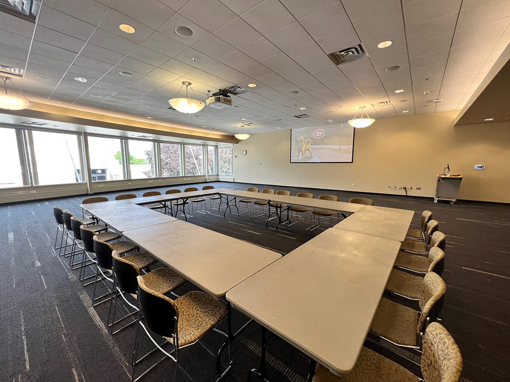 an interior view of the Cascade Room in Atwood Memorial Center