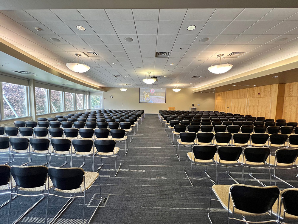 an interior view of the Cascade Room in Atwood Memorial Center