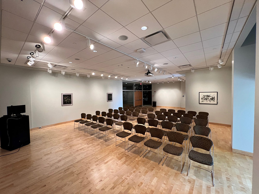 an interior view of the Gallery Room in Atwood Memorial Center