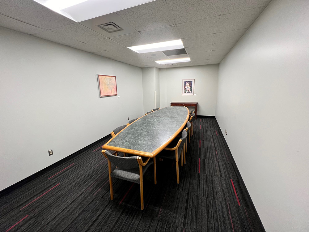 an interior view of the Iris Room in Atwood Memorial Center