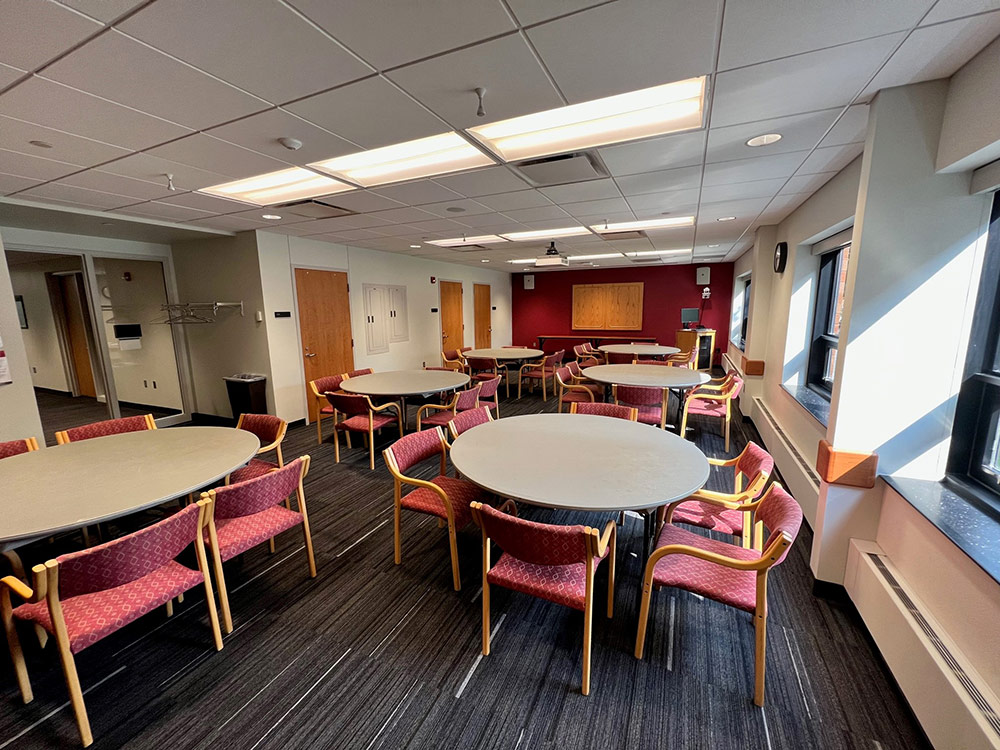 an interior view of the Mississippi Room in Atwood Memorial Center