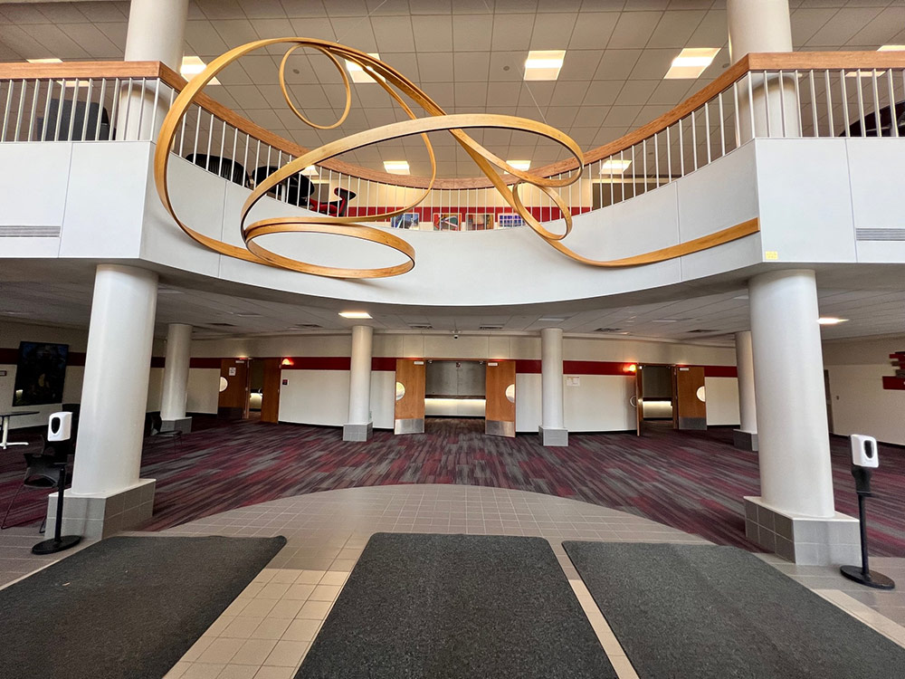 an interior view of Ritsche Auditorium in Stewart Hall