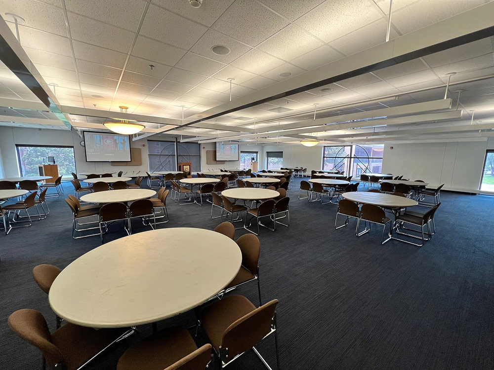 an interior view of the Voyageurs Room in Atwood Memorial Center