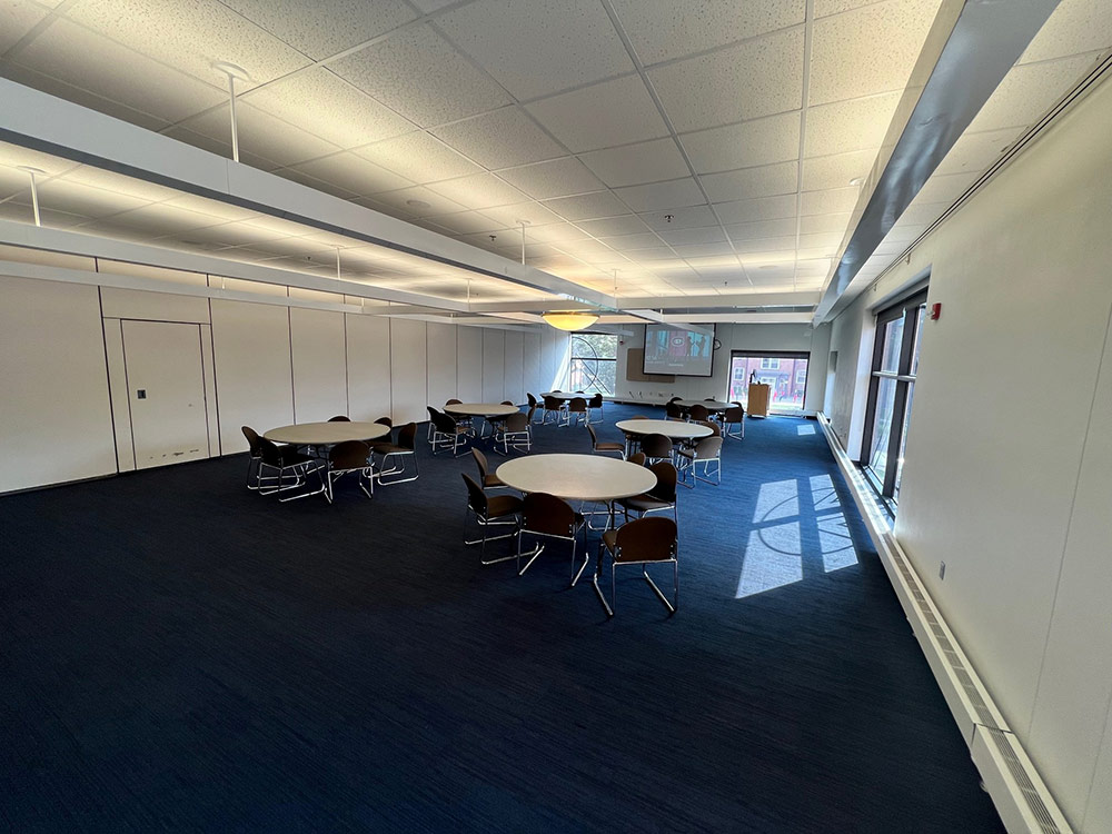 an interior view of the Voyageurs South Room in Atwood Memorial Center