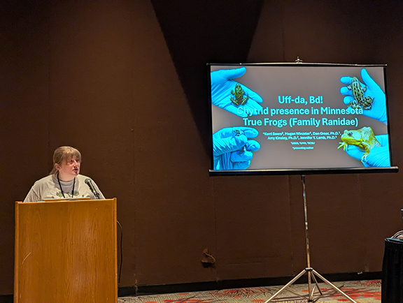 Kerri Beers presenting at conference