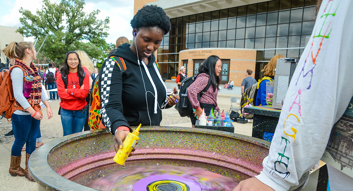 Homecoming event on Atwood Mall