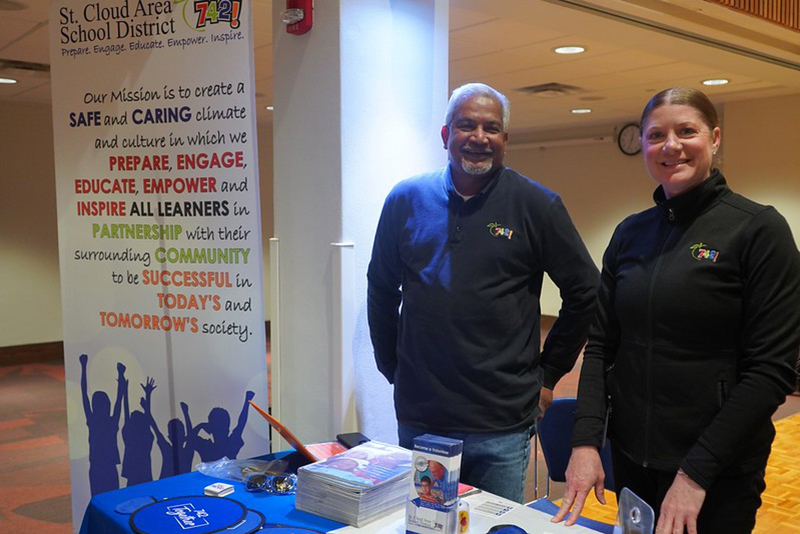 St. Cloud Area School District booth at the Sidestreet event