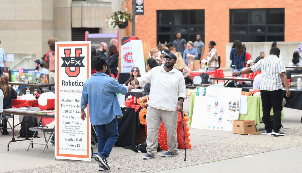 Booths on the Atwood Mall