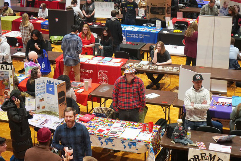 Sidestreet booths in the Atwood Ballroom