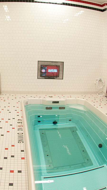 Training pool inside of Herb Brooks National Hockey Center
