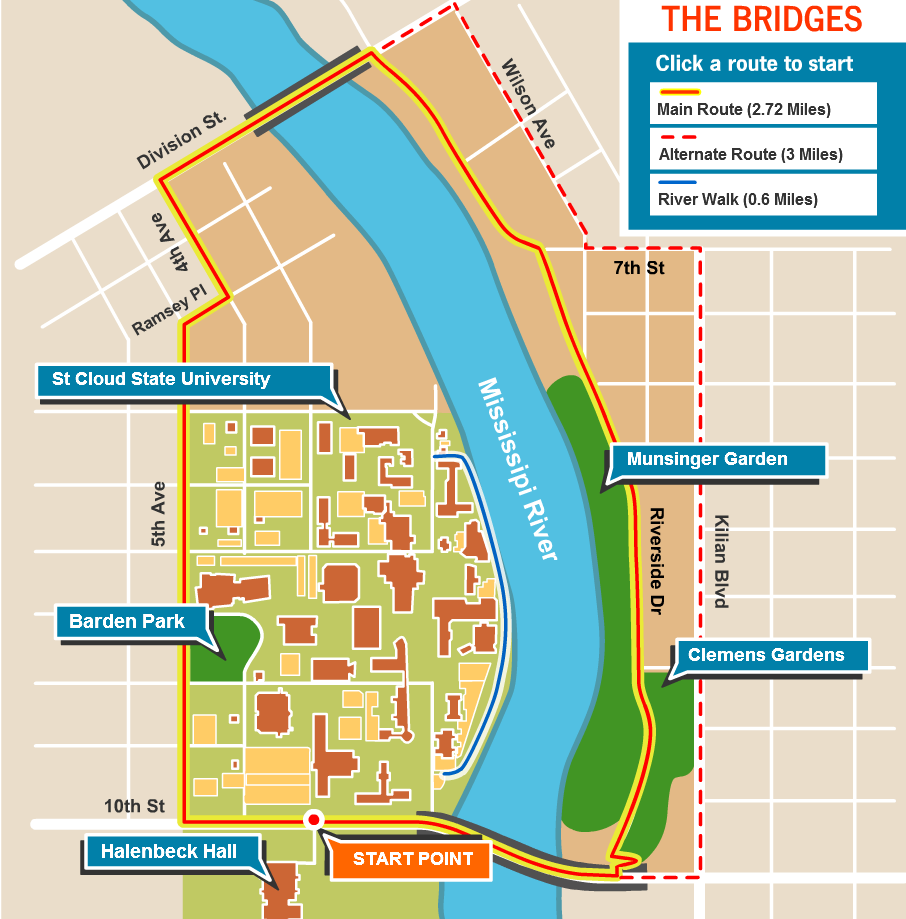 Beaver Island Trail map