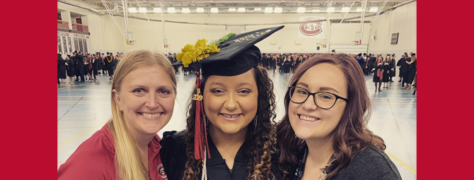 Career Center staff at commencement