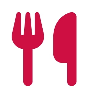 Fork and knife icon