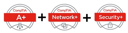 certification logos for CompTIA™