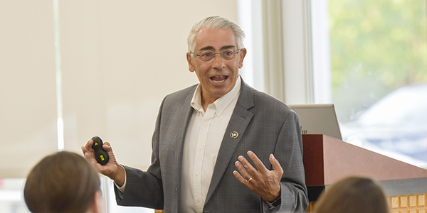 King Banaian presents at a Quarterly Business Report
