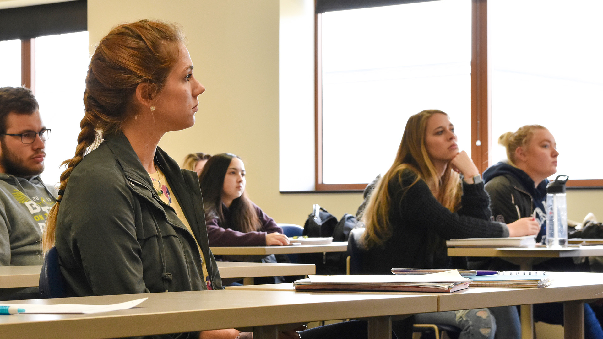 Students in class