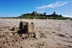 The Sunny Coast of Bamburg Castle: The photo of the Bamburgh castle was a great photo opportunity since someone had tried replicating the castle's beauty in the sand and with the sun shining down it looked so beautiful. This was the warmest day of the week break so it was nice to see the sun and let my family who visited see the true beauty of England as I had seen it so many times before that.