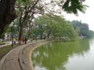 The Tilting Tree: This photo was shot off of the Hoan Kiem Lake. This photo shows a tree tilting to the side of the lake. It hovers inches from touching the lake. This photo is relevant to my experience because the tree shows beauty and grace. When you travel to a country that has pollution problems, you don't expect to see nature's beauty. However, arriving in Hanoi showed me what the meaning of beauty meant. Beauty is not shown by being surrounded with alluring objects, beauty is shown by eyes that believes something is beautiful from the inside out.