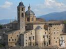 Urbino, Italy: Shows the city of Urbino, Italy; where we visited the University of Urbino. This hil ly city is where this palace lays in this beautiful Italian landscape. As we discovered the city, a friend and I found a park that overlooked the city with stunning views.