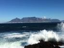 Prisoners View, Bridgette Malchow: This picture was taken on Robben Island, South Africa. This is the location where Nelson Mandela was imprisoned on the island for 18 years. This is the same view of the mountain that Nelson Mandela and other political prisoners saw while they were on the island.