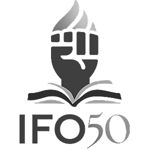 The Inter Faculty Organization (IFO) logo in grayscale.