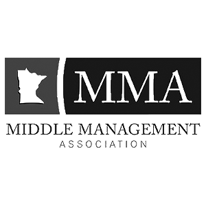 Middle Management Association (MMA) logo in grayscale.