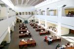 View of second floor reading court from third floor